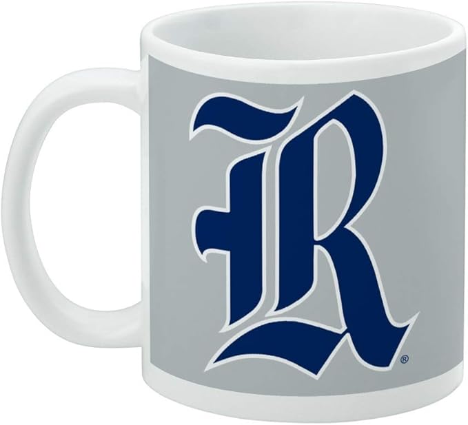 Rice University Owls Logo Ceramic Coffee Mug, Novelty Gift Mugs for Coffee, Tea and Hot Drinks, 11oz, White