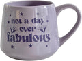 Moonlight Makers Not A Day Over Fabulous, Ceramic 16oz Coffee Mug, Coffee Lovers Gift, Birthday Gift for Mom, Funny Novelty Coffee Cups, Cute Pastel Mugs for Women, Tea Mug