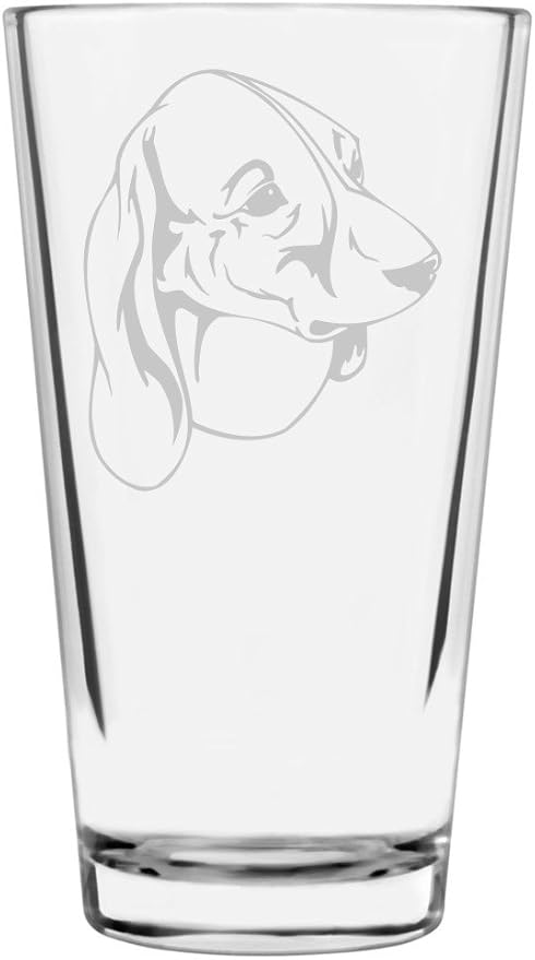 Estonian Hound Custom Personalized Dog Themed Etched All Purpose 16oz Pint Glass