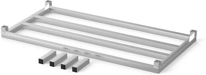 48" x 24" | 8" Off The Floor Aluminum Dunnage Rack | 1200 Lbs Capacity