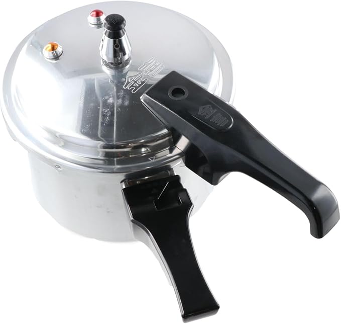 Leadigol Aluminum Pressure Cooker,18cm Bottom 3L Mini Pressure Cooker,w/Release Valve Aluminum Canning Cooker Pot,Stove Top Fast Cooking,for Gas Stove Induction Cooker