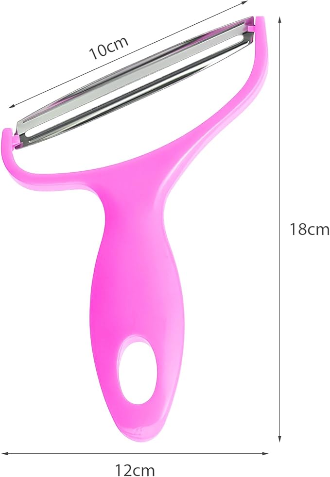 Upgrade 2 pack Veggie cabbage shredder for coleslaw stainless steel cucumber carrot Potato peeler grater slicer,Kitchen gadgets (pink)