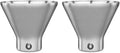 SNOWFOX Premium Vacuum Insulated Stainless Steel Martini Glass, Set of 2, Martinis Stay Icy Cold, Stemless Cocktail Glasses, Elegant Home Entertaining, Bold Beautiful Barware Set, 8 oz