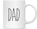 Andaz Press Simple Rustic Farmhouse Kitchen Decor 11oz. Ceramic Coffee Tea Mug Gift, Dad, 1-Pack, Birthday Christmas Gift Ideas for Family, Friends