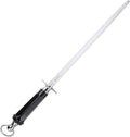 Honing Steel Professional Knife Sharpeners,10 inch Sharpening Steel Honing Rod,High Carbon Sharpening Rod, Fine Lines, High hardness,Wear Resistant, knife sharpening