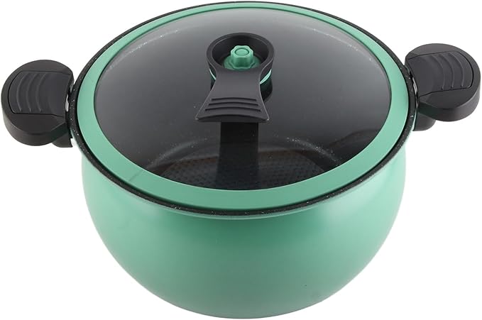 Big Capacity Non Stick Micro Pressure Cooker Multi Functional Kitchenware with Visual Lid for Home Cooking (7L)
