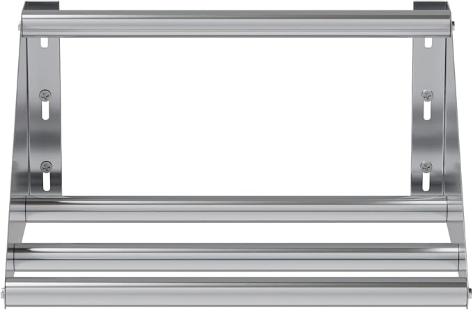 AmGood 22 in. Stainless Steel Tubular Glass Rack Shelf. Holds One Dish Rack. NSF.