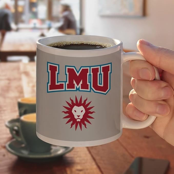 Loyola Marymount University Lions Ceramic Coffee Mug, Novelty Gift Mugs for Coffee, Tea and Hot Drinks, 11oz, White