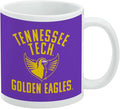 Tennessee Technological University Golden Eagles Ceramic Coffee Mug, Novelty Gift Mugs for Coffee, Tea and Hot Drinks, 11oz, White
