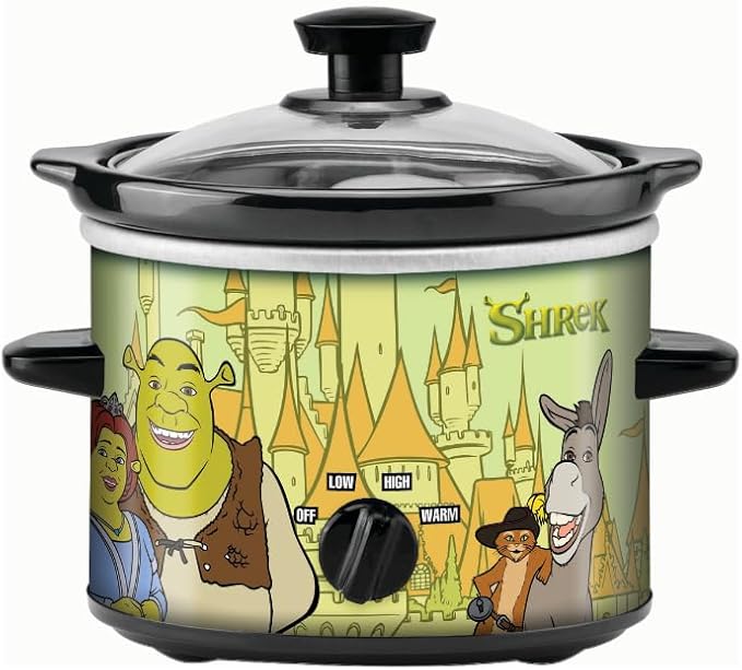 Uncanny Brands Shrek 2qt Slow Cooker - Small Kitchen Appliance