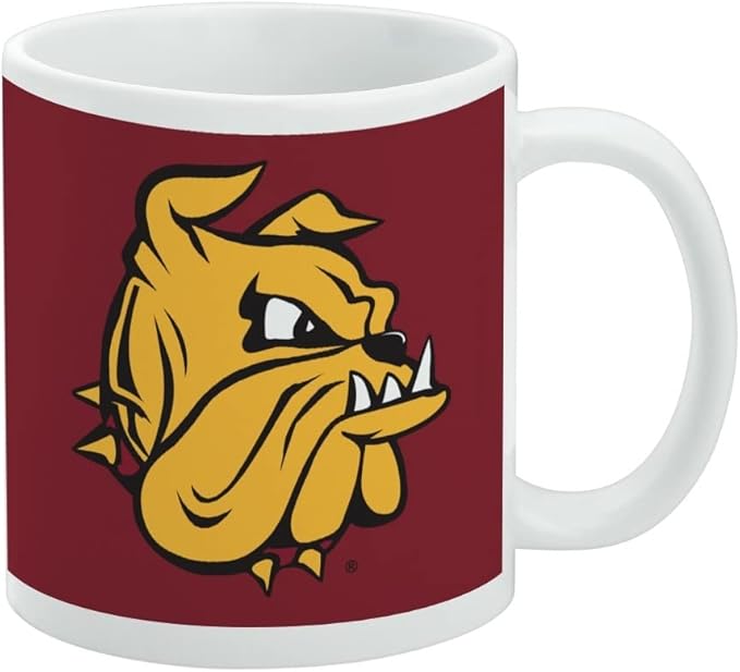 University of Minnesota Duluth Bulldogs Logo Ceramic Coffee Mug, Novelty Gift Mugs for Coffee, Tea and Hot Drinks, 11oz, White