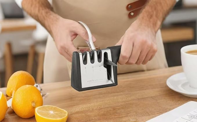 Multifunctional home knife sharpener Professional Knife Sharpener-Easy to Use for any knifes & Scissors.Good tool for kitchen！ Cuchillos -afilador