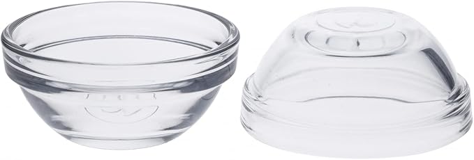 Beille 2 Inch Mini Glass Pinch Bowl Kitchen Essential, 2pc