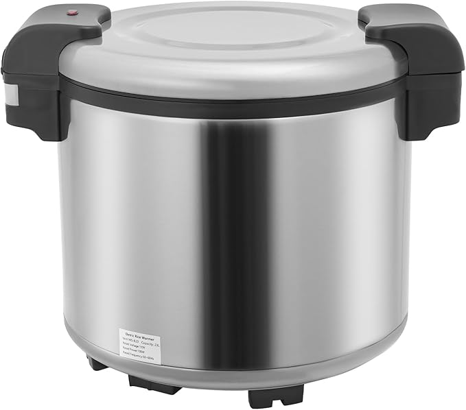 24Qt Commercial Rice Warmer, 105W Big Rice Warmer with Non-stick Inner Pot, Adjustable Temperature Portable Rice & Food Warming Bowl for Restaurant, Hotel(NOT Cooker)