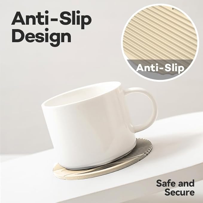 Silicone Trivets for Hot Dishes Heat Resistant Trivets for Hot Pots & Pans Multipurpose & Versatile Hot Pads for Kitchen & Countertop Table Coasters Set of 2