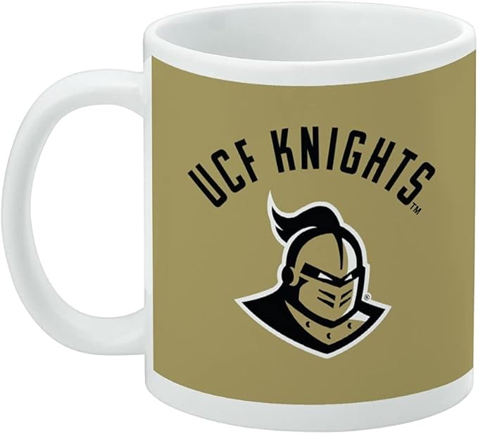 Central Florida Knights Ceramic Coffee Mug, Novelty Gift Mugs for Coffee, Tea and Hot Drinks, 11oz, White