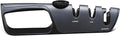 Knife Sharpener, Coarse and Fine Slots, Scissor Sharpening Slot