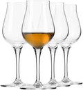 Krosno Brandy & Cognac Snifter Glasses Rum Tasting Gift Set | Set of 4 | 3.7 oz | Avant-garde Collection | For Home, Restaurants & Kitchen | Dishwasher Safe | Lead-Free Crystal Glass