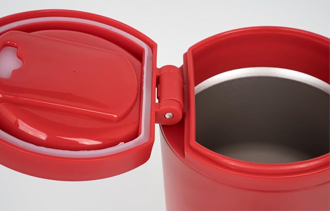 Insulated Travel Tumbler, Crimson, Stainless Steel with Lid