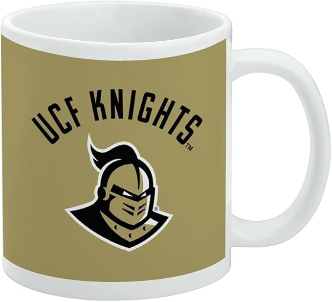 Central Florida Knights Ceramic Coffee Mug, Novelty Gift Mugs for Coffee, Tea and Hot Drinks, 11oz, White