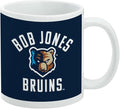 Bob Jones University Bruins Logo Ceramic Coffee Mug, Novelty Gift Mugs for Coffee, Tea and Hot Drinks, 11oz, White