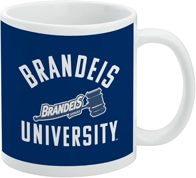 Brandeis University Judges Logo Ceramic Coffee Mug, Novelty Gift Mugs for Coffee, Tea and Hot Drinks, 11oz, White