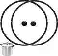 （2Pack）09907 Pressure Cooker Sealing Ring and Overpressure Plugs Fit for Presto In Box Pressure Canner Cooker CA16, CA16H and 21 Qt CA21, CA21H Pressure Cooker
