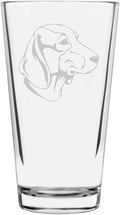 Hamiltonstovare Custom Personalized Dog Themed Etched All Purpose 16oz Pint Glass