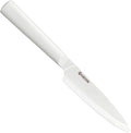 Kyocera INNOVATIONwhite 4.5" Ceramic Utility Knife - White Z212 Blade with Non-Slip White Handle