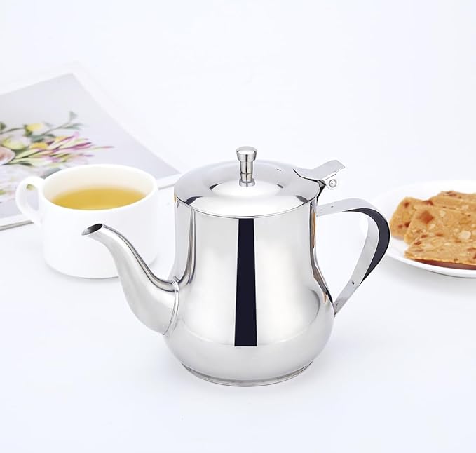 SANQIAHOME 570ml(20Oz) stainless steel small teapot