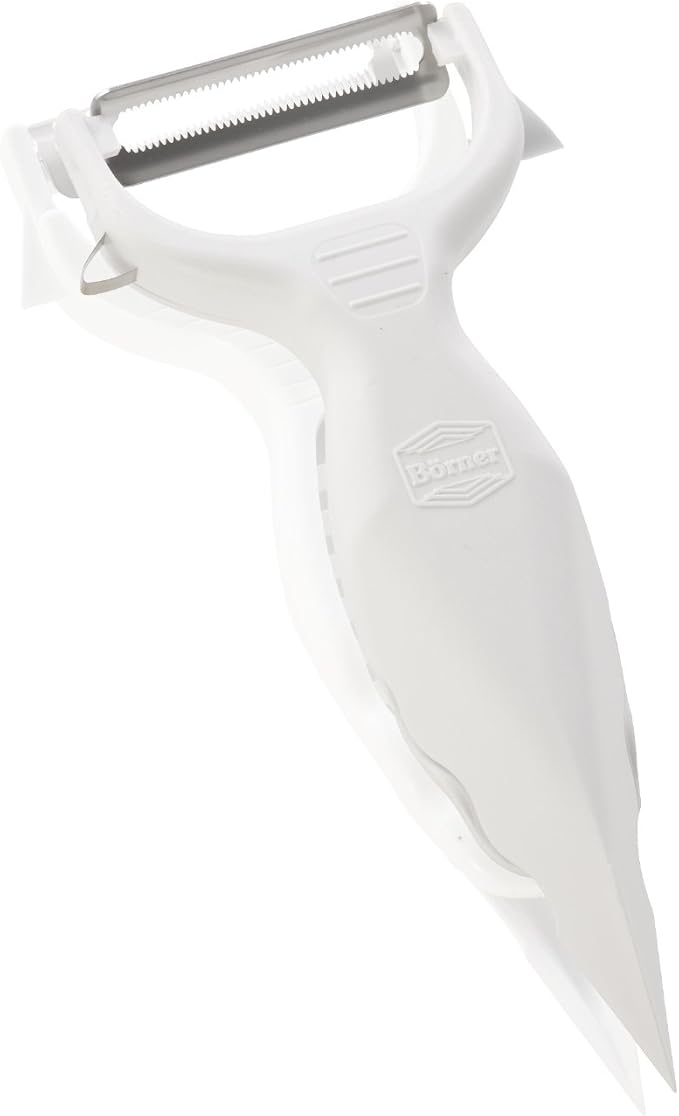 Swissmar Borner V-2007 Veg'Art Prep Tool with Detachable Grater, White