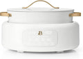 Beautiful 10-in-1 Electric MultiCooker 6 Quart - Programmable Slow Cooker, Sous Vide, Rice Cooker - Sleek Touch Timer & Delayed Start - Kitchen Appliance by Drew Barrymore (White Icing)