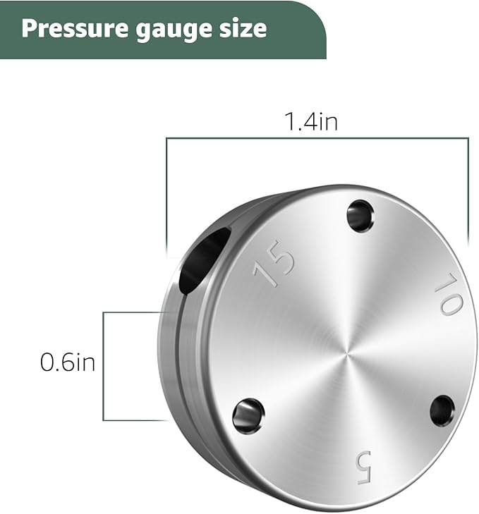 Pressure Regulator Weight Replacement for 1930-10.5 qt,15.5 qt,21.5qt,25 qt,30qt,41.5qt Pressure Cooker Canner - Fits All Our Pressure Cookers/Canners with a Vent Pipe