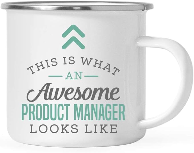 Andaz Press 11oz. Stainless Steel Campfire Coffee Mug, This Is What an Awesome Product Manager Looks Like, 1-Pack, Birthday Gift Ideas for Coworker, Includes Gift Box