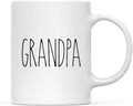 Andaz Press Simple Rustic Farmhouse Kitchen Decor 11oz. Ceramic Coffee Tea Mug Gift, Grandpa, 1-Pack, Birthday Christmas Gift Ideas for Family, Friends