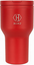 Insulated Travel Tumbler, Crimson, Stainless Steel with Lid