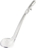 Winco One Piece Dual Spout Plastic Ladle, 3/4 Ounce, 8.5", Red Tail