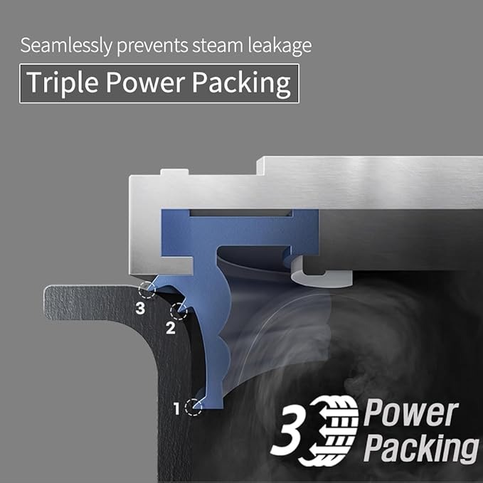 [CUCHEN] CRS-FWK1040WUS | Dual Heating Pressure Rice Cooker 10 Cup (Uncooked) | High/Non-Pressure | Triple Power Packing | Easy Open Handle | Stainless Cover | Auto Steam Clean | White