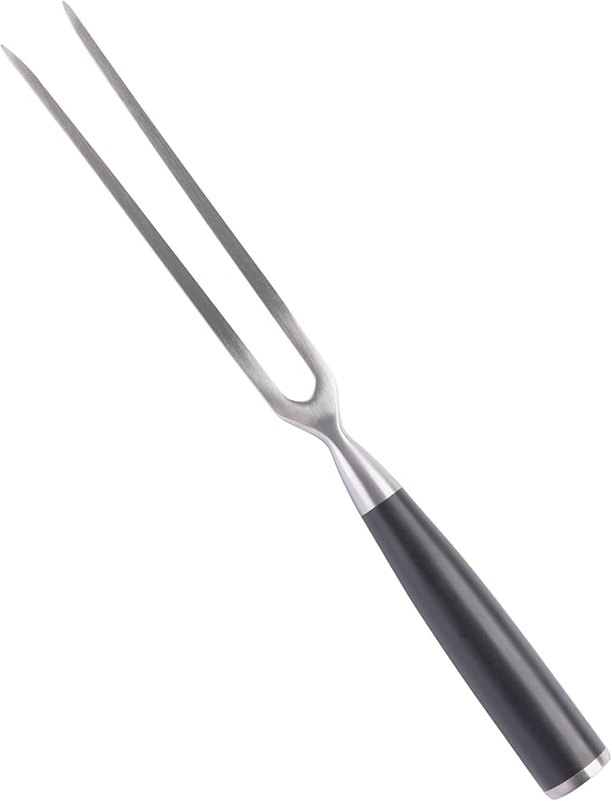 Babish 6.5-Inch Carving Fork – High-Carbon 1.411 German Steel Cutlery – Professional Kitchen Meat Fork for Carving & Serving