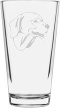 Westphalian Dachsbracke Custom Personalized Dog Themed Etched All Purpose 16oz Pint Glass