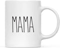 Andaz Press Simple Rustic Farmhouse Kitchen Decor 11oz. Ceramic Coffee Tea Mug Gift, Mama, 1-Pack, Birthday Christmas Gift Ideas for Family, Friends