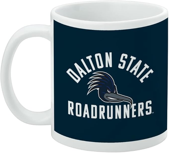 Dalton State College Roadrunners Logo Ceramic Coffee Mug, Novelty Gift Mugs for Coffee, Tea and Hot Drinks, 11oz, White