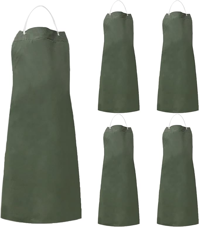 KLEEN CHEF Everyday General Use Polyester Dishwashing And Heavy Duty PVC Leather Apron