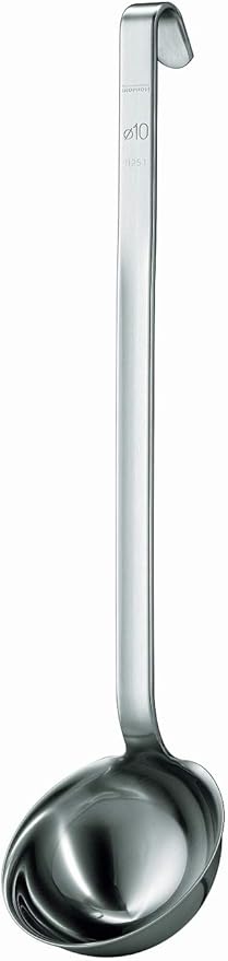Rosle Stainless Steel Hotel Ladle with Pouring Rim, 10 cm