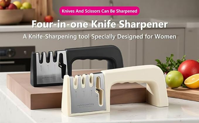 Multifunctional home knife sharpener Professional Knife Sharpener-Easy to Use for any knifes & Scissors.Good tool for kitchen！ Cuchillos -afilador