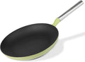 KOKHUB Upgraded 11 Inch Cast Iron Skillet, Titanium Enameled Nonstick Frying Pan, PFOA/PFAS-Free Cooking Pan, Dishwasher & Oven Safe Kitchen Cookware, Compatible with All Cooktops, Sage Green