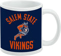 Salem State University Vikings Logo Ceramic Coffee Mug, Novelty Gift Mugs for Coffee, Tea and Hot Drinks, 11oz, White