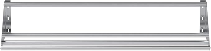 AmGood 62 in. Stainless Steel Tubular Glass Rack Shelf. Holds 3 Dish Racks. NSF.