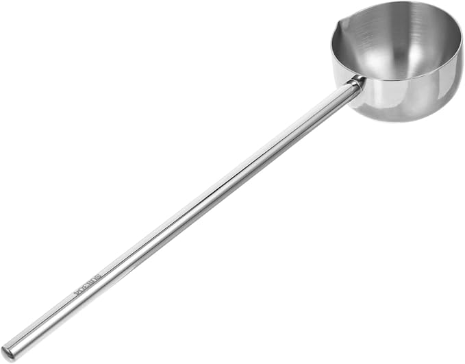 PRETYZOOM Stainless Steel Soup Ladle Stainless Steel Water Spoon for Serving Soups Sauces and Oils Home Kitchens and Restaurants Lightweight and Design
