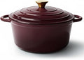 4.5 Quart Dutch Oven Pot with Lid, Non Stick Enameled Cast Iron Dutch Oven for Bread Baking, Heavy-Duty, Oven Safe Ceramic Cookware Up to 500°F for Baking, Braising, Stews, Roasting, Fig